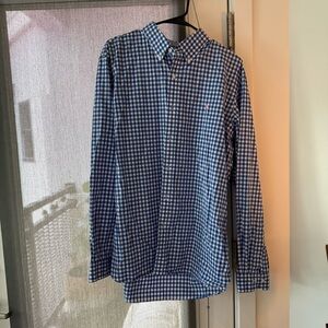Blue Checkered Men's Ralph Lauren Dress Shirt